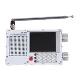 HOgardenME DP-666 TEF6686 Tam Bant Radyo, FM AM Kısa Dalga, 2,8 İnç LCD, Taşınabilir, Beyaz