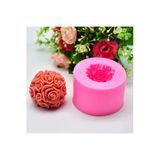 Hogart Design 3 Cm Çiçek Gül Topu Silikon Kalıp