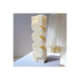 Hogart Design Küçük Boy Dekoratif Wave Mum Silikon Kalıp
