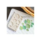 HogART Design Küçük Yapraklar Mum Sabun & Kokulutaş Silikon Kalıp