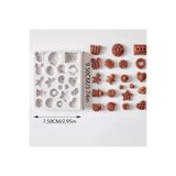 HogART Design Mini Bisküvi Ve Kurabiye Mum Sabun & Kokulutaş Silikon Kalıp