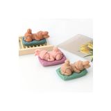 HogART Design Yastıklı Tavşan Bebek Sabun Mum & Kokulutaş Silikon Kalıbı