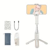 Hohem Isteady Q Cep Telefonları Için Uzatılabilir Çubuklu Stabilizer Gimbal - Beyaz