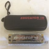 Hohner Educator 10 Delik Chromatik Pompalı Mızıka-çantalı