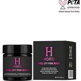HOITO Peel Off Pink Mask (100 ml) - Siyah Nokta Karşıtı & Aydınlatıcı Soyulabilir Yüz Maskesi