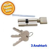 Hok B68t Hok Bb68t Topuzlu Silindir Barel Kilit Kapı Emniyet Güvenlik 68 Mm 3 Anahtarlı