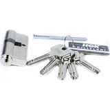 Hok Bb90 Emniyet Kartlı Bilyalı Barel Silindir Kilit 90 Mm - Krom