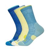 Hoka 1122931-ADM Crew Run 3-Pack Çok Renkli Koşu Unisex Çorap