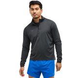 Hoka 1164156-BLK Siyah Glidetech Quarter Zip Erkek Koşu T-Shirt