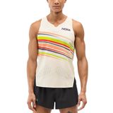 Hoka 1173510P-AFLR Race Day Singlet Krem Koşu Erkek Atlet