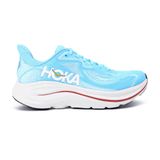 Hoka W Clifton 10 1162031-SBLF Kadın Spor Ayakkabı Beyaz/Mavi
