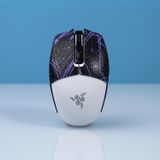 Hokeyio Razer Orochi V2 için Fare Kavrama Bant Sticker Kaymaz Emmek Ter Ön Kesim Kolay Instand Siyah Mor