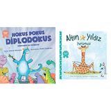 Hokus Pokus Diplodokus: Dünyanın İlk Sihirbazı & Altın Yıldız Yarışması: Pedagog Onaylı (2 Kitap Set)