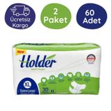 Holder 120x160 cm 60 Adet Extra Büyük Belbantlı Yetişkin Hasta Bezi