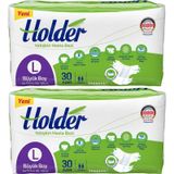 Holder Bel Bantlı Tekstil Yüzey L Büyük 60 Adet Hasta Bezi