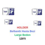 Holder -Belbantlı Hasta Bezi Large Beden 120'LI