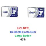 HOLDER - Belbantlı Hasta Bezi Large Beden 60'lı
