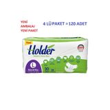 Holder Belbantlı Hasta Bezi Large Büyük Boy 4'Lü Paket 120 Adet