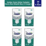 Holder Emici Külot Büyük Boy 4 Adet 30'lu Yetişkin Hasta Bezi