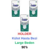 Holder -Külot Hasta Bezi Large Beden 90'lı