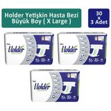 Holder Yetişkin Büyük Boy 3x30 Adet Hasta Bezi