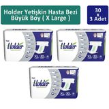 Holder Yetişkin Ekstra Büyük Boy 3x30 Adet Hasta Bezi