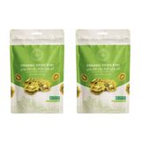 Holistic Corner Organik Kurutulmuş Kivi Dilimleri, Fırında Kurutulmuş, Glutensiz, Vegan, 2'li Paket, 50g