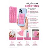 holistic Simli Vakumlu Vantuzlu Telefon Tutucu – Silikon Telefon Arkası Yapışkanlı Ayna Selfie Video Çekim Aparatı