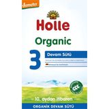 Holle 3 Organik Devam Sütü 600 gr 1+ Yaş (2 Adet)