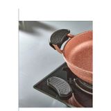 Holly Home 2 Adet Silikon Tencere Tava Tutacağı Yanmaz Yapışmaz Tutamaç Set 9 X 4 Cm Siyah