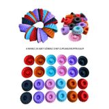 Holly Home 24'lü Yıkanabilir Yanmaz Mini Chef Göbekli Muffin Pişirme Kalıbı, Silikon Kek, Cupcake, HAMUR7X3,5CM