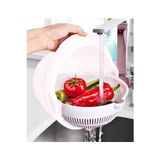 Holly Home Aqua Hazneli Dönerli Süzgeç Makarna Süzgeci Büyük Boy 25X12Cm