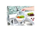 Holly Home Aqua Hazneli Dönerli Süzgeç Makarna Süzgeci Küçük Boy 22X10,5Cm