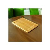 Holly Home Bambu Kesme Tahtası Lüx Büyük Boy Peynir Servis Sunum Tepsi Kesim Panosu 32X22Cm