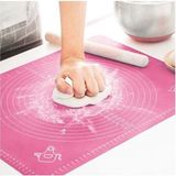 Holly Home Büyük Boy Silikon Hamur Açma Matı Fuşya 40X50CM