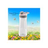 Holly Home Matara, Süzgeçli Su Kabı, Plastik Suluk, Su Matarası, 730 Ml Şeffaf/Pambe