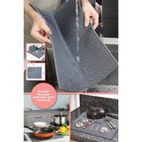 Holly Home Silikon Bulaşık Kurutma Matı, Lavabo Süzgeç Nihale Mutfak Tezgahı Mat GRİ 43X33CM - 1 Adet