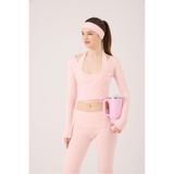 HOLLY LOLLY Bağlamalı Crop Kesim Ellen Bolero Pembe