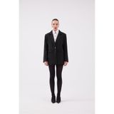 HOLLY LOLLY Çizgili Blazer Ceket, xs, HLFW26-0038, Siyah, Kadın