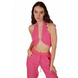HOLLY LOLLY Koton Kumaş H Aksesuarlı Rise Bluz, HLSS23-00034