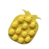 HOLLYHOME Pratik Ananas Şeklinde Silikon Buz Kalıbı Silikon Yapışmaz Buzluk HH