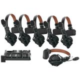 Hollyland Solidcom C1 Pro Kablosuz İnterkom Kulaklık Sistemi ENC Gürültü Engelleme Tam Dubleks 6 Kişi 1000ft PTT ile Takım İletişimi Dilsiz Tek Kulak Kulaklık Kilise Drone TV Filmi Prodüksiyonu için