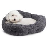Hollypet Sherpa Polar Köpek Yatağı, Kendinden Isıtan Evcil Hayvan Yatağı, Küçük Boy Köpekler için Kedi Uyku Tulumu Minderi, Dikdörtgen Evcil Hayvan Yatağı, Derin Gri