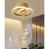 Hollyuv Model Tekli Plafonyer LED Beyaz Işık Ultra Power LED Avize Salon Mutfak Oda Hol Ledli Avize - Altın - Seçenek 1