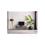 Holm Ev Design Mdf Şömineli Antrasit Tv Ünitesi Tv Sehpası
