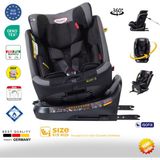 Holmer Capsula Multipro Aero 3D Profix I-Size (360° Dönebilir) 0-36KG Oto Koltuğu İsofix/SPS/SIP/Latch - Siyah