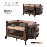 Holmer Coolstyle Anne Yanı Park Yatak Multi Pro Oyun Parkı Beşik Bej