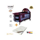 Holmer Kids Maxi Comfort Eurostyle Oyun Parkı - Mürdüm + Aloevera Yatak murdum