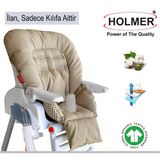 Holmer Leke Tutmaz Organik Mama Sandalyesi Minderi & Kılıfı Max-M Bej