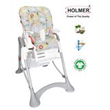 HOLMER Leke Tutmaz Organik Mama Sandalyesi Minderi & Kılıfı Max-M (Gri)
